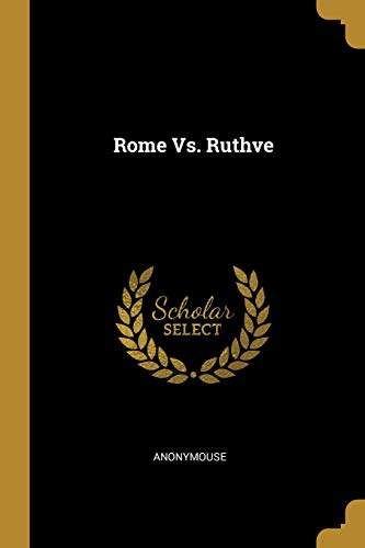 9781010258803: Rome Vs. Ruthve