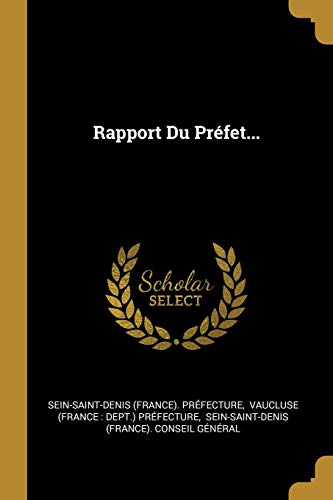 9781010683315: Rapport Du Prfet...