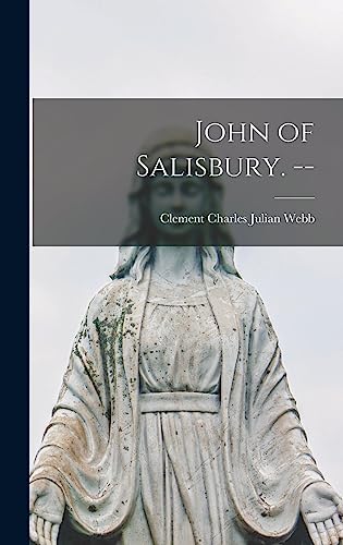 Stock image for John of Salisbury. -- for sale by GreatBookPrices