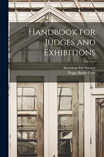 Beispielbild fr Handbook for Judges and Exhibitions zum Verkauf von Lucky's Textbooks