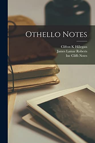 Beispielbild fr Othello Notes zum Verkauf von Lucky's Textbooks
