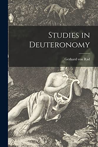 Beispielbild fr Studies in Deuteronomy zum Verkauf von GreatBookPrices