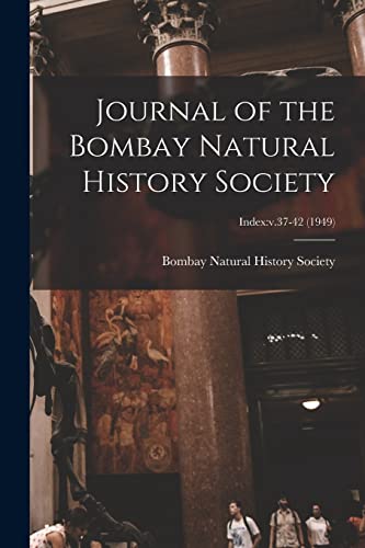 Stock image for Journal of the Bombay Natural History Society; Index for sale by PBShop.store US