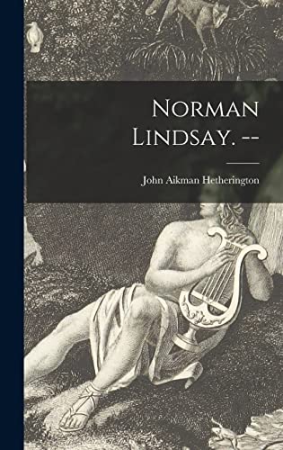 Stock image for Norman Lindsay. -- for sale by HPB Inc.