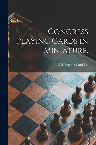 Stock image for Congress Playing Cards in Miniature. for sale by Ria Christie Collections