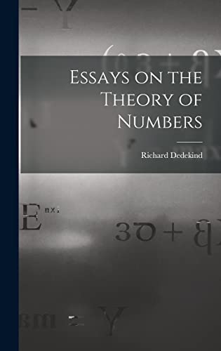 Stock image for Essays on the Theory of Numbers for sale by Lucky's Textbooks