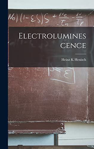 Stock image for Electroluminescence for sale by GreatBookPrices