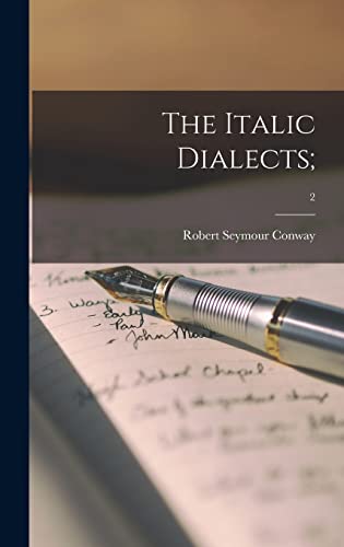 Imagen de archivo de The Italic Dialects;; 2 a la venta por Lucky's Textbooks