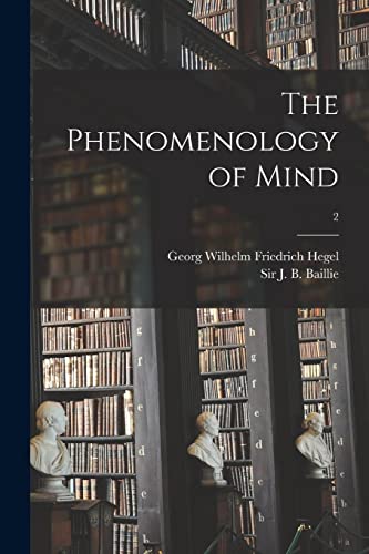 Stock image for The Phenomenology of Mind; 2 for sale by Chiron Media