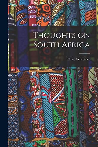 Imagen de archivo de Thoughts on South Africa a la venta por Lucky's Textbooks