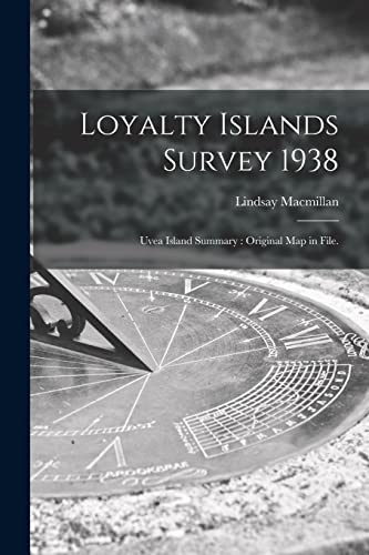 Stock image for Loyalty Islands Survey 1938: Uvea Island Summary: Original Map in File. for sale by Lucky's Textbooks