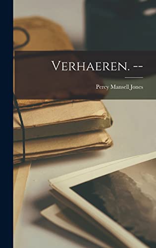 Stock image for Verhaeren. -- for sale by Lucky's Textbooks