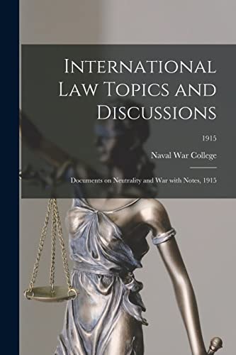 Beispielbild fr International Law Topics and Discussions zum Verkauf von PBShop.store US