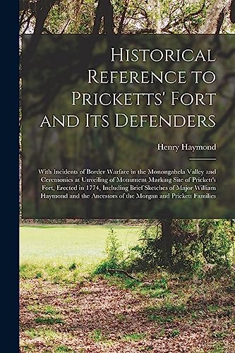 Stock image for Historical Reference to Pricketts' Fort and Its Defenders : With Incidents of Border Warfare in the Monongahela Valley and Ceremonies at Unveiling of for sale by GreatBookPrices