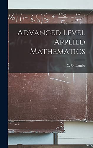 Imagen de archivo de Advanced Level Applied Mathematics a la venta por GreatBookPrices