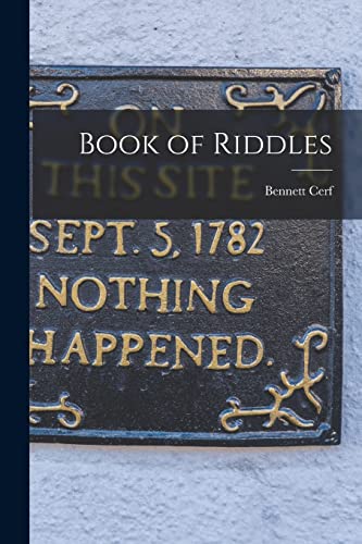 Stock image for Book of Riddles for sale by GreatBookPrices