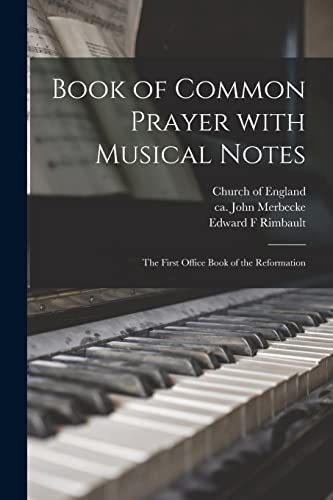 Imagen de archivo de Book of Common Prayer With Musical Notes a la venta por PBShop.store US