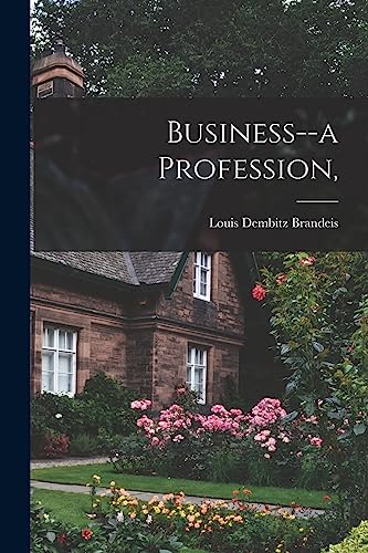 9781014436665: Business--a Profession,
