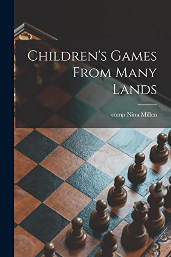 9781014503183: Children's Games From Many Lands