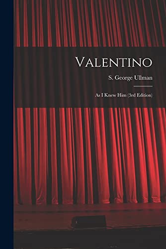 Imagen de archivo de Valentino: As I Knew Him (3rd Edition) a la venta por Lucky's Textbooks