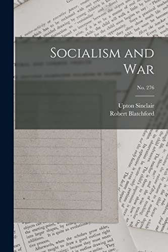 Stock image for Socialism and War; no. 276 for sale by Lucky's Textbooks