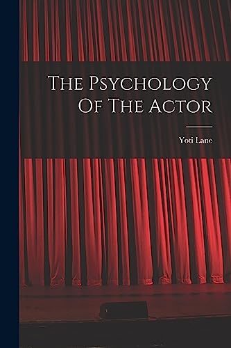 Stock image for The Psychology Of The Actor for sale by GreatBookPrices