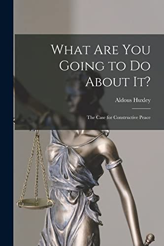 Imagen de archivo de What Are You Going to Do About It?: The Case for Constructive Peace a la venta por Lucky's Textbooks