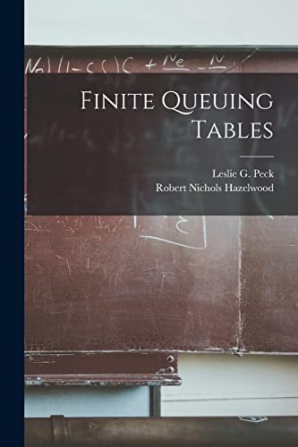 Stock image for Finite Queuing Tables for sale by THE SAINT BOOKSTORE