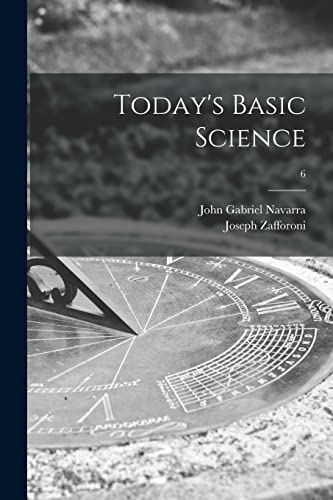 Imagen de archivo de Today's Basic Science; 6 a la venta por ThriftBooks-Atlanta