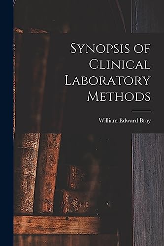 Beispielbild fr Synopsis of Clinical Laboratory Methods zum Verkauf von THE SAINT BOOKSTORE