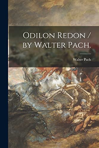 9781015335509: Odilon Redon / by Walter Pach.