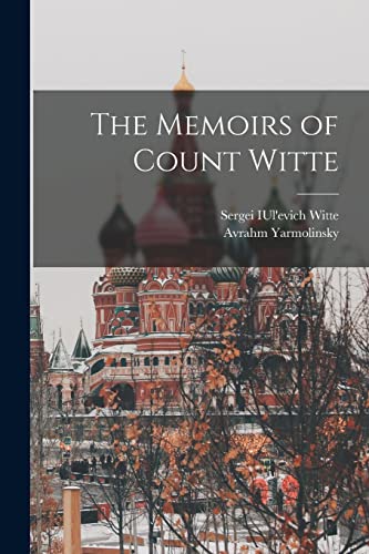 Stock image for The Memoirs of Count Witte for sale by THE SAINT BOOKSTORE