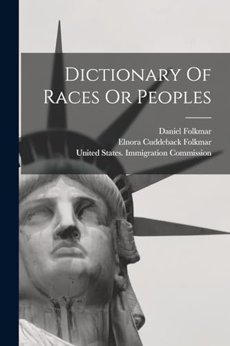 Beispielbild f�r Dictionary Of Races Or Peoples zum Verkauf von Chiron Media