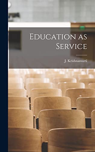 Imagen de archivo de Education as Service a la venta por THE SAINT BOOKSTORE