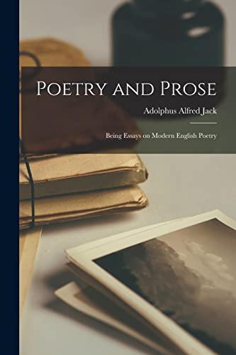 Imagen de archivo de Poetry and Prose a la venta por PBShop.store US