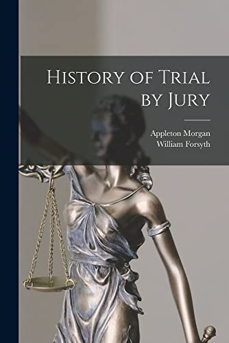 Beispielbild fr History of Trial by Jury zum Verkauf von GreatBookPrices