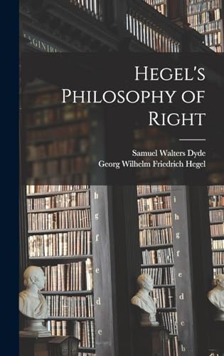 Stock image for Hegel's Philosophy of Right for sale by GoldenWavesOfBooks