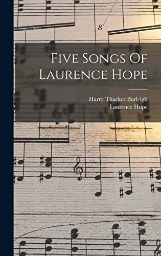 Stock image for Five Songs Of Laurence Hope for sale by GreatBookPrices
