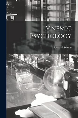 Imagen de archivo de Mnemic Psychology a la venta por PBShop.store US