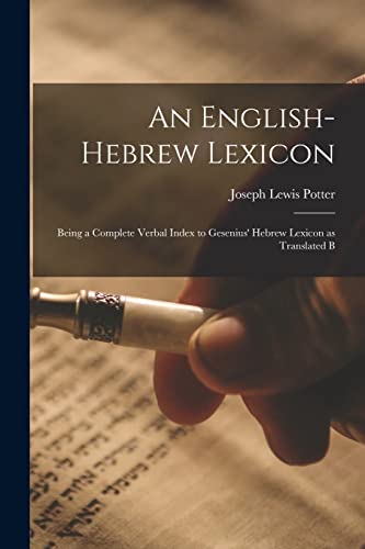 Stock image for An English-Hebrew Lexicon for sale by PBShop.store US