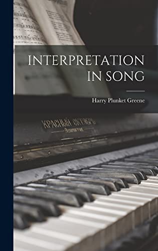 Stock image for Interpretation in Song for sale by GreatBookPrices