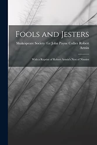 Beispielbild fr Fools and Jesters zum Verkauf von PBShop.store US