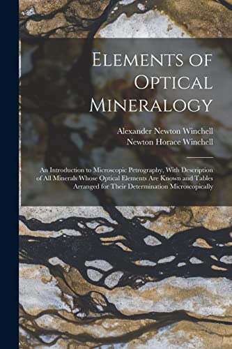 Stock image for Elements of Optical Mineralogy for sale by PBShop.store US