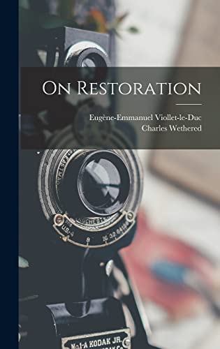 Imagen de archivo de On Restoration a la venta por Books Puddle