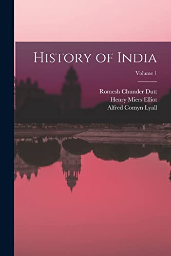 Stock image for History of India; Volume 1 for sale by PBShop.store US