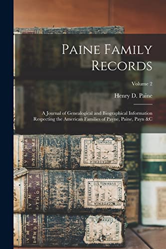 Stock image for Paine Family Records for sale by PBShop.store US