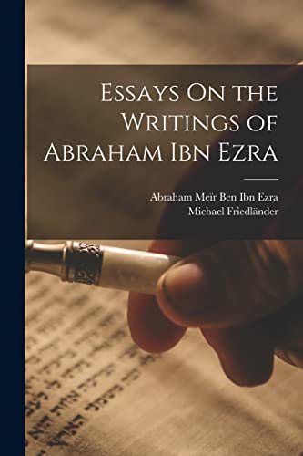 Stock image for Essays On the Writings of Abraham Ibn Ezra for sale by PBShop.store US
