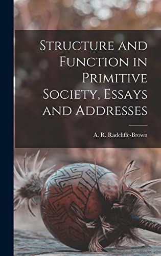 9781015797826: Structure and Function in Primitive Society, Essays and Addresses