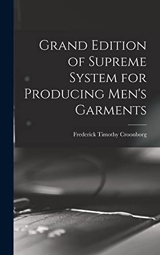 9781015831841: Grand Edition of Supreme System for Producing Men's Garments