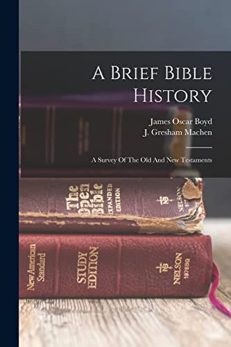 Imagen de archivo de A Brief Bible History; A Survey Of The Old And New Testaments a la venta por THE SAINT BOOKSTORE